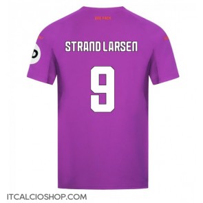 Wolves Jorgen Strand Larsen #9 Terza Maglia 2024-25 Manica Corta